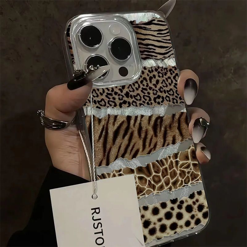 Samsung Leopard Splicing Phone Case