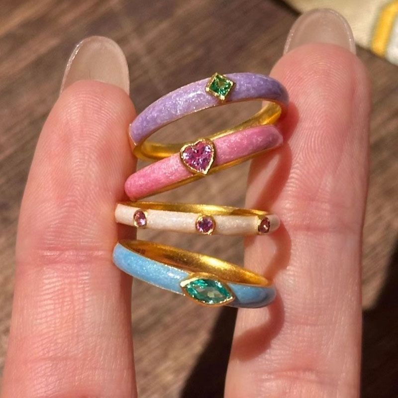 Delicate Diamond Detail Ring - Modomu