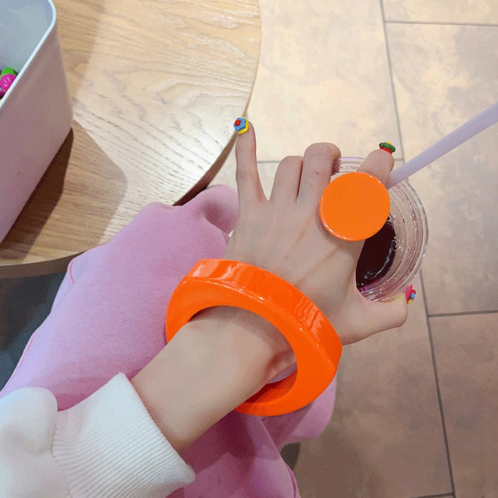 Geometric Acrylic Statement Bracelet - Modomu