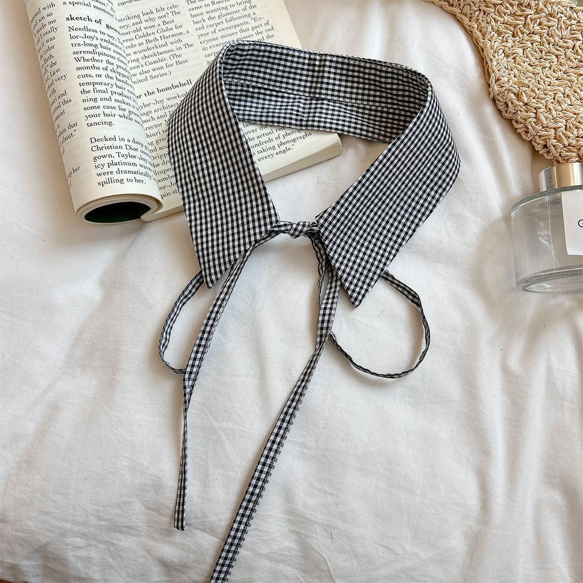 Detachable Plaid Shirt Collar - Modomu