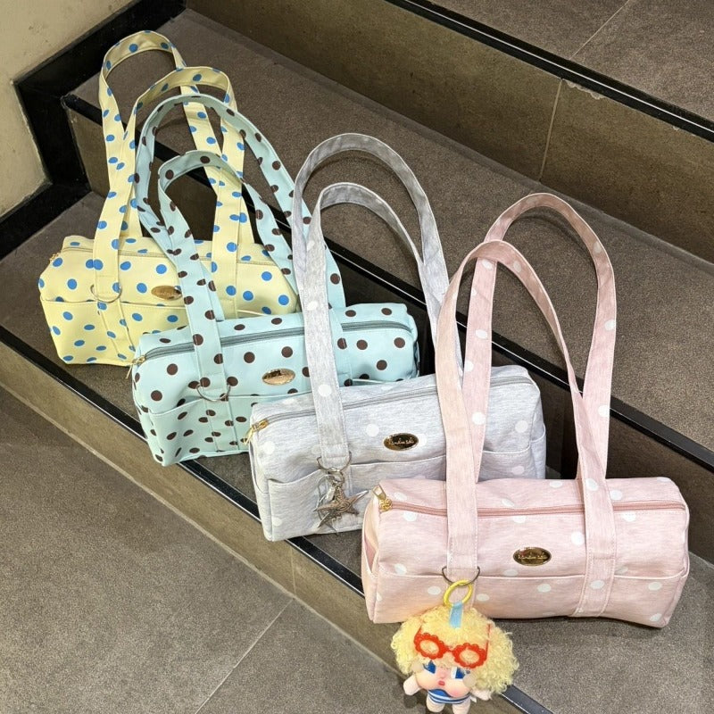 Polka Dot Boston Bag