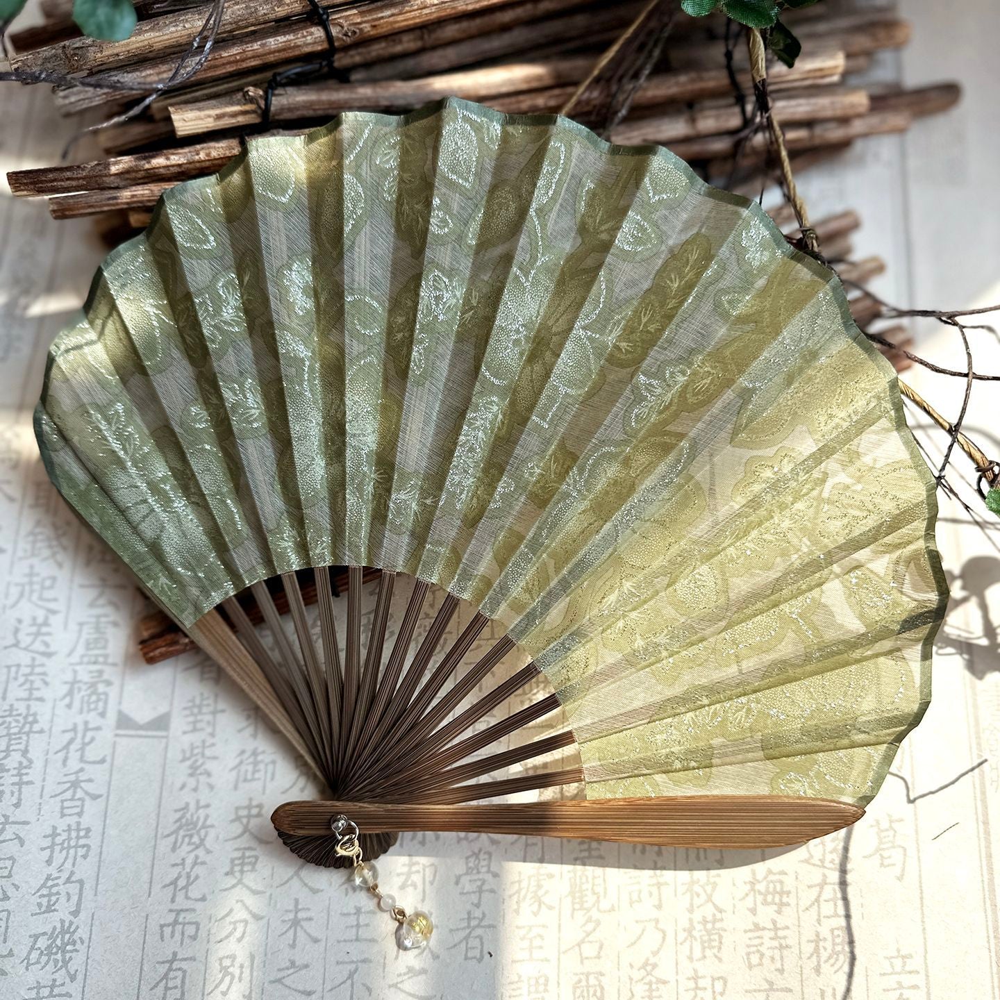 Translucent Folding Hand Fan
