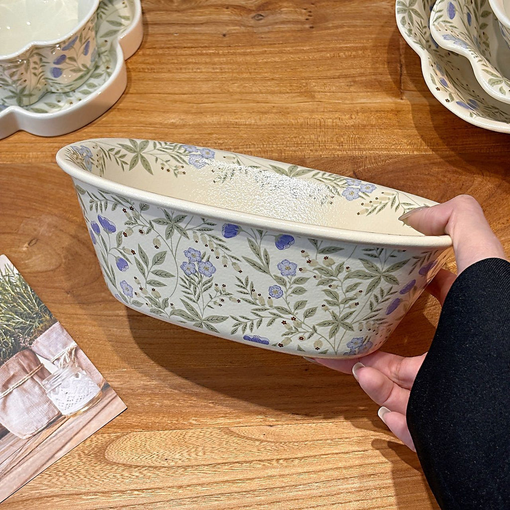 French Floral Ceramic Tableware