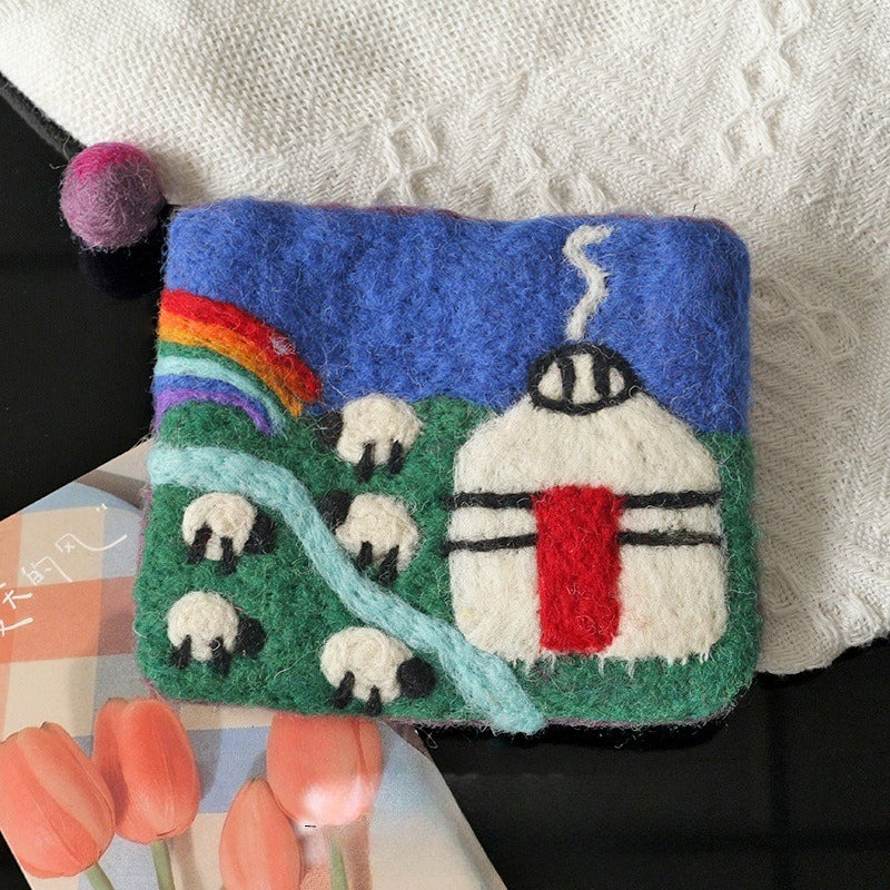 Handmade Sheep Coin Pouch - Modomu