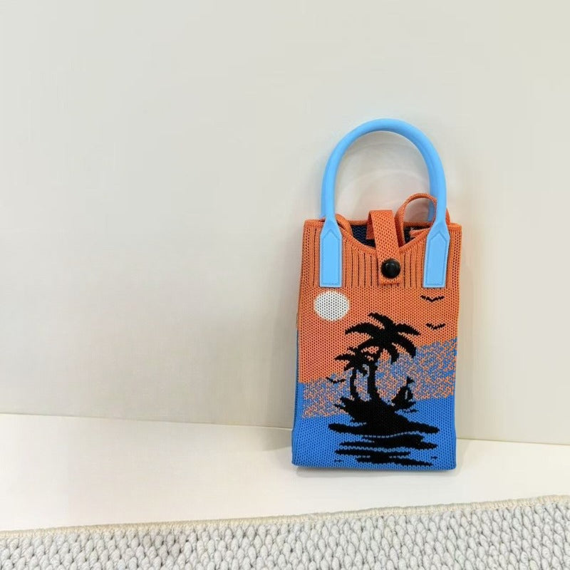 Knit Animal Phone Bag