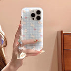 Gingham Bow Cat Phone Case