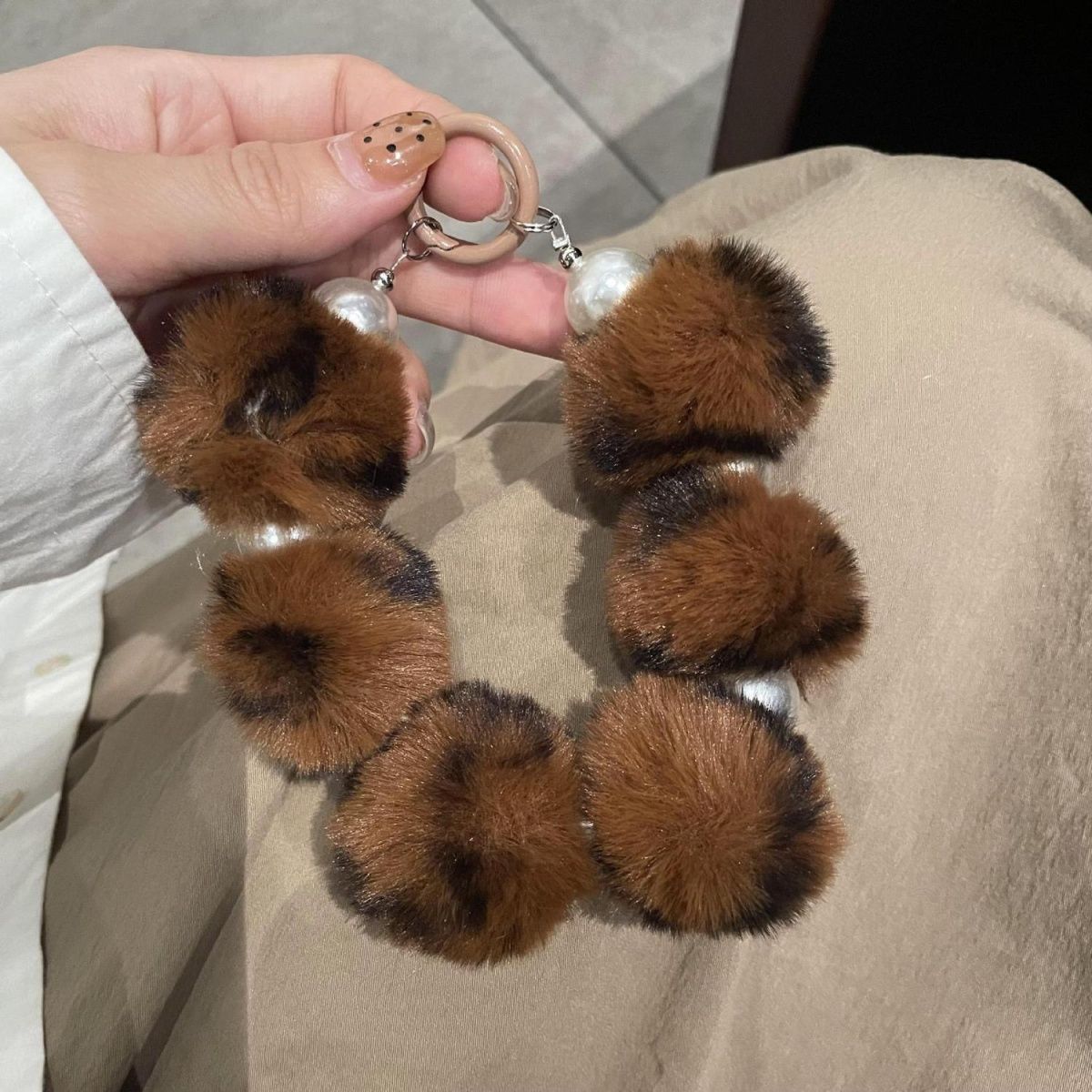 Leopard Phone Wrist Lanyard