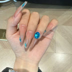 Oval Halo Nail Charms