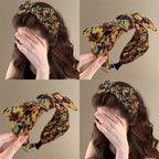 Floral Bow Headband