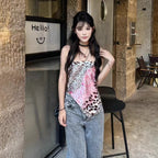 Leopard Print Silk Scarf Tube - Modomu