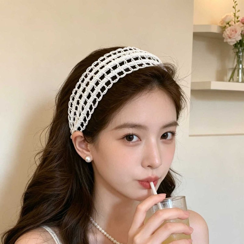 Openwork Woven Headband