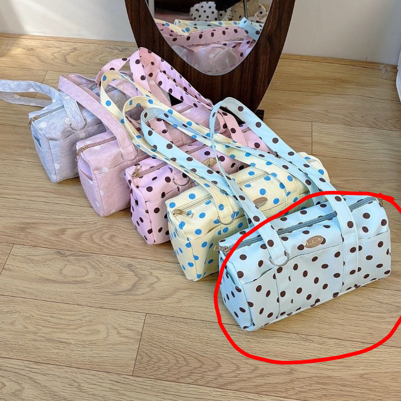 Polka Dot Boston Bag