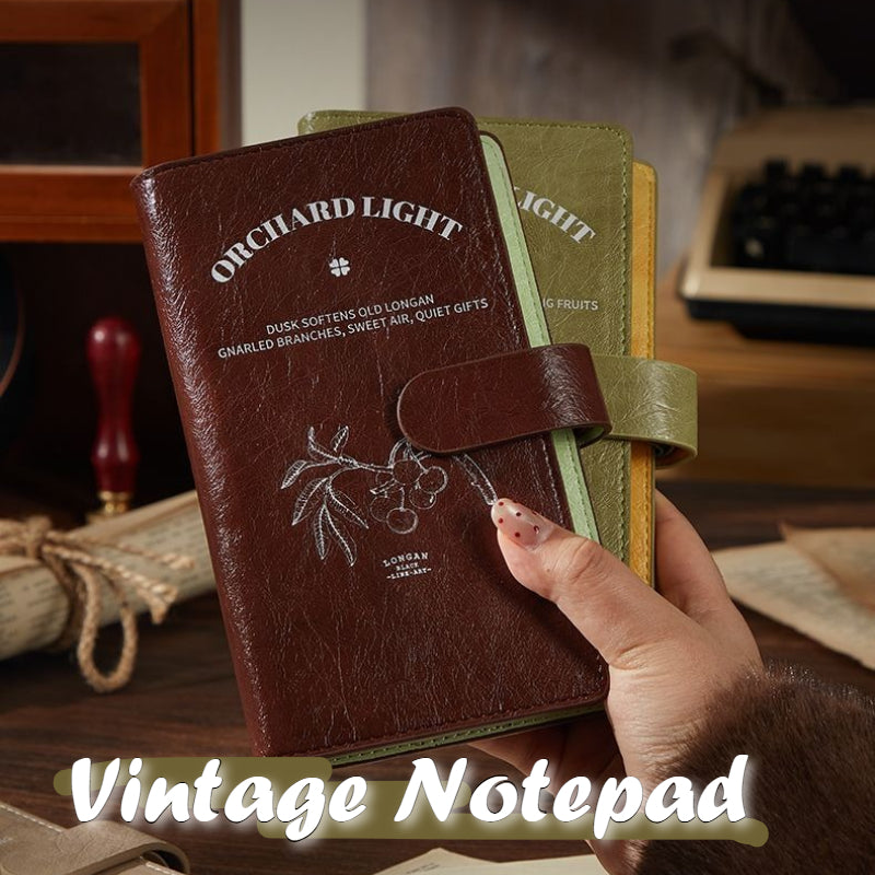 Retro Leather A5 Business Notebook - Modomu