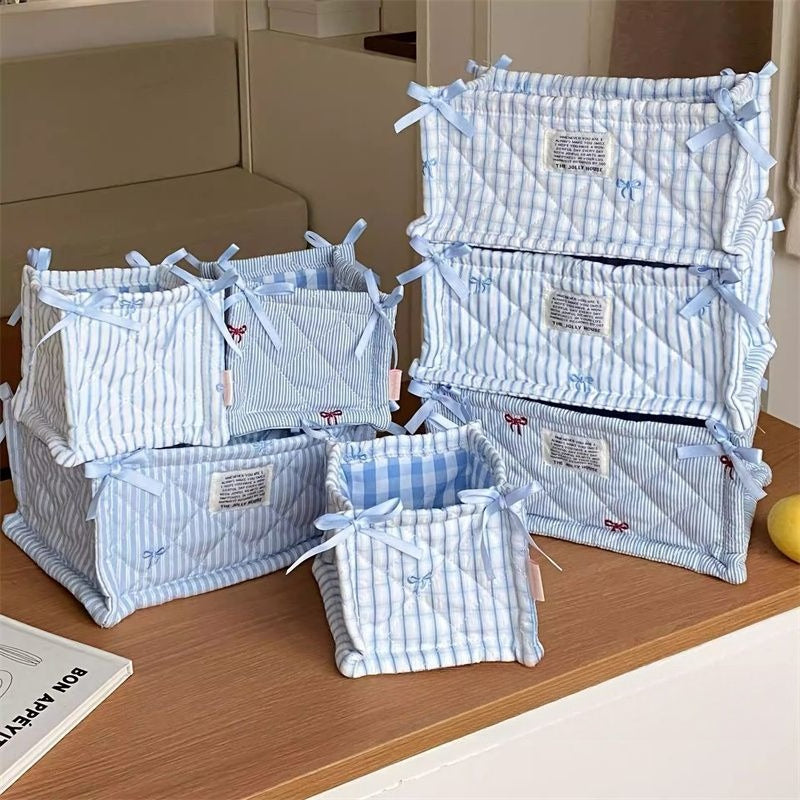 Fabric Desktop Storage Basket