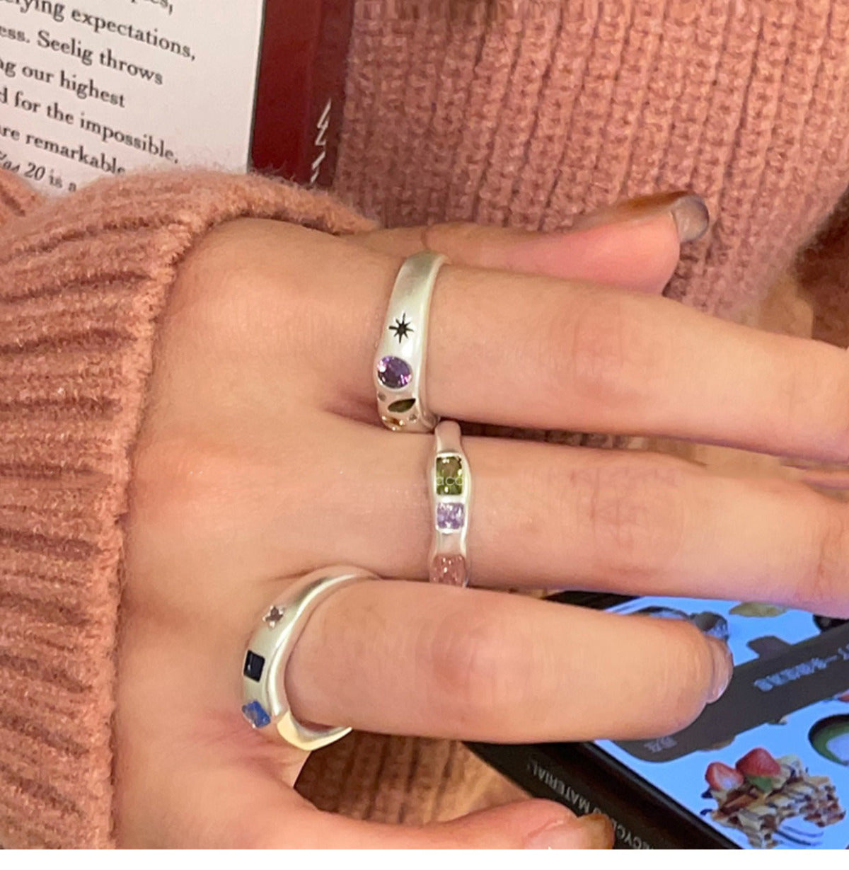 Adjustable Zircon Heart Ring - Modomu