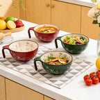 Oval Handled Salad Bowl