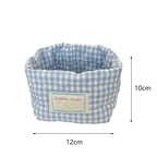 Quilted Fabric Desktop Storage Basket
