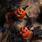 Haunted Pumpkin Stem Spray