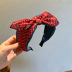 Polka Dot Bow Headband