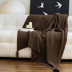 Textured Knitted Throw Blanket - Modomu