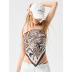 Y2K Animal Print Fashion Scarf - Modomu