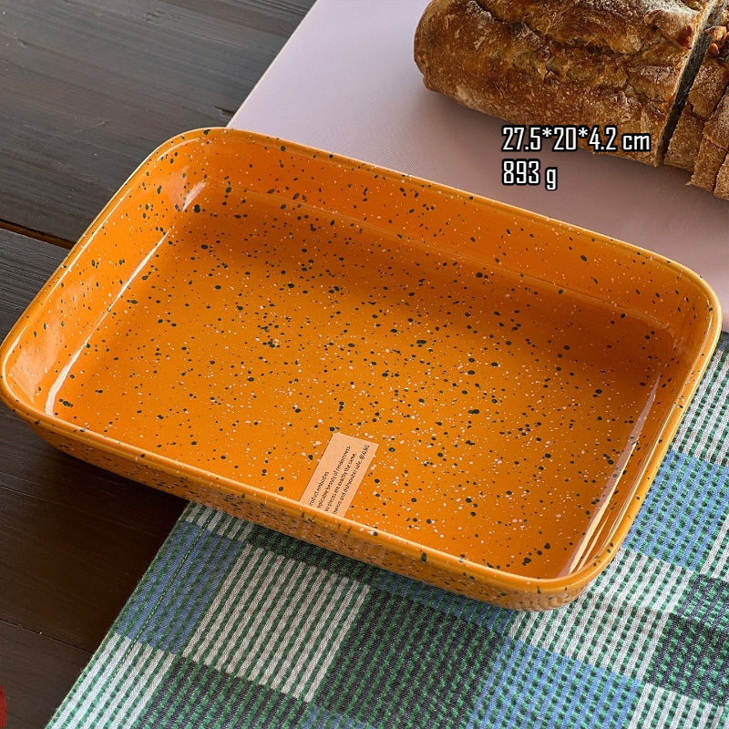 Speckled Square Serving Tray
