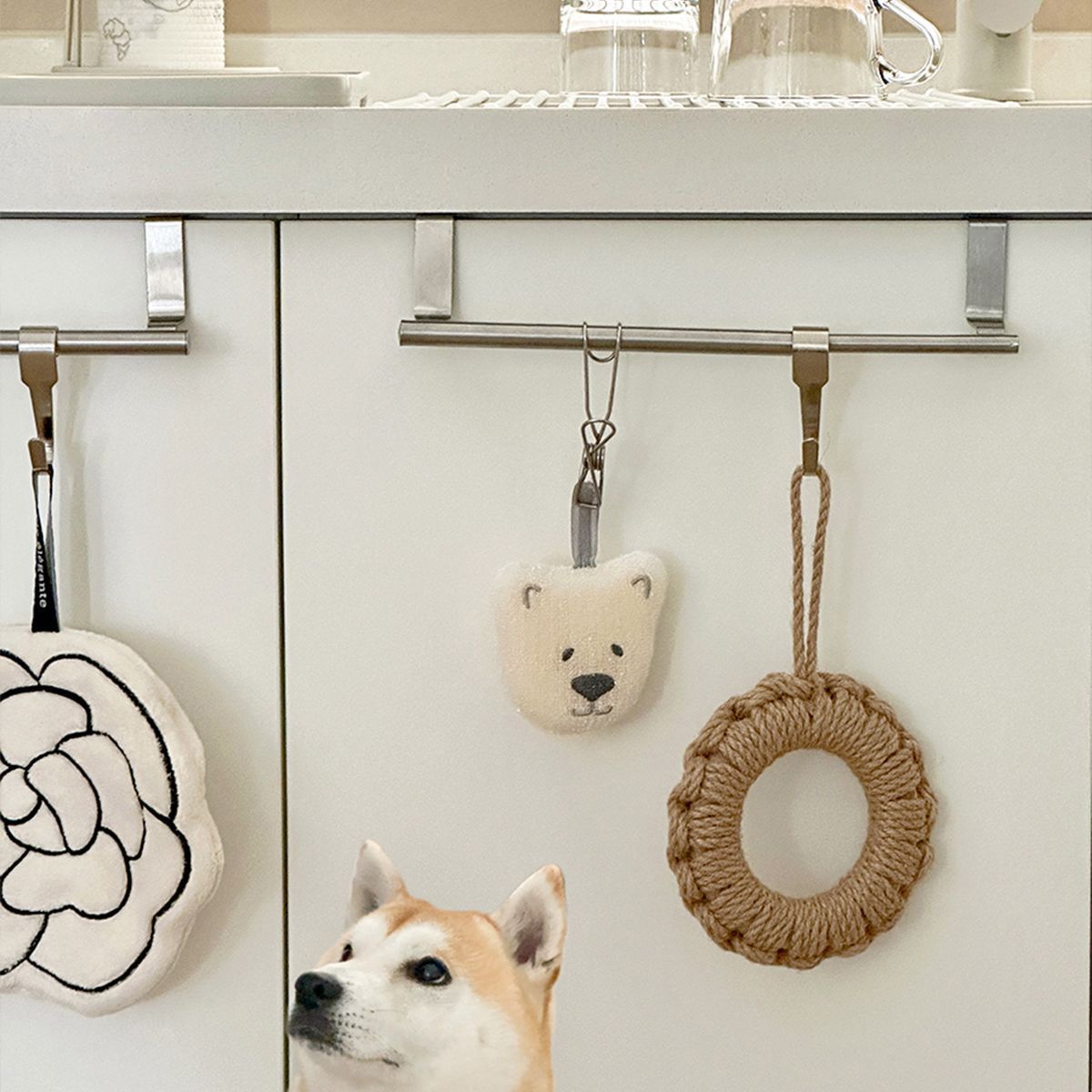 No-Drill Cabinet Towel Bar