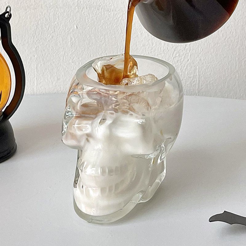 Skull Shaped Drinking Glass