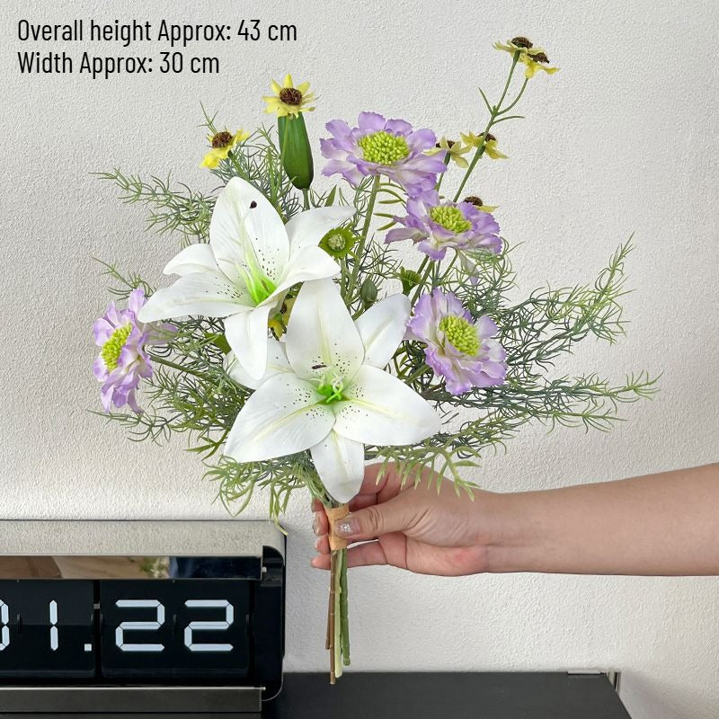 Artificial Flower Bouquet Decor