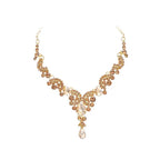 Shimmering Teardrop Statement Necklace - Modomu