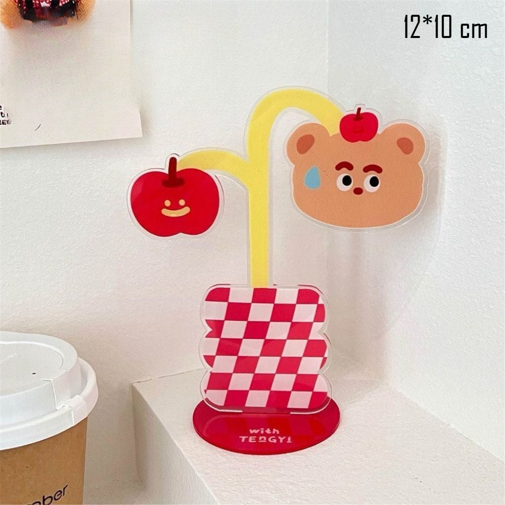 Acrylic Flower Note Clip