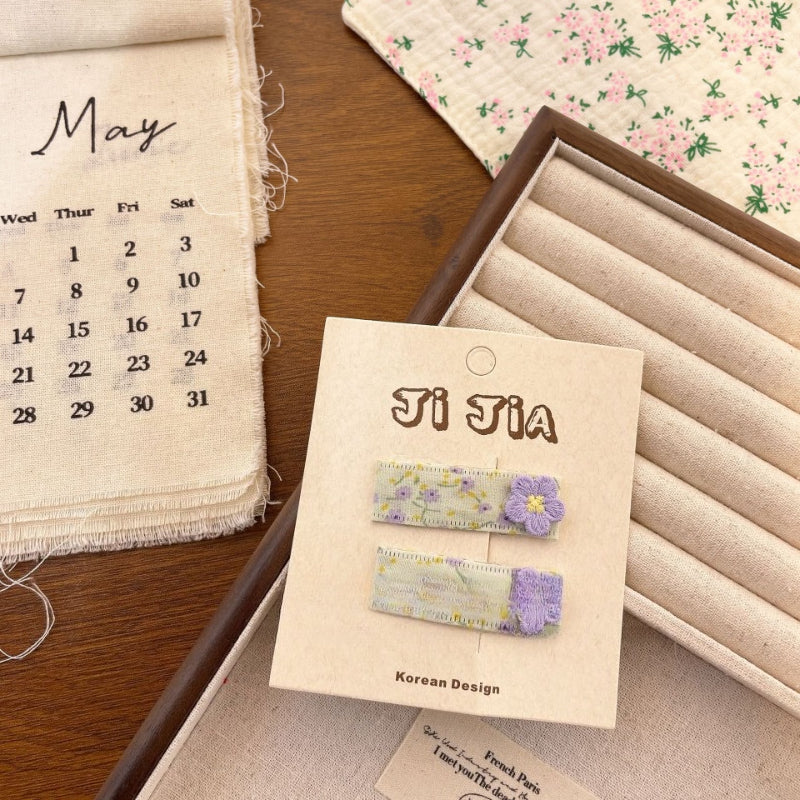 Floral Bunny Kids Hair Clip - Modomu