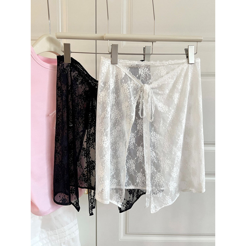 Retro Lace Fart Curtain