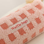 Checkerboard Plush Pencil Case - Modomu