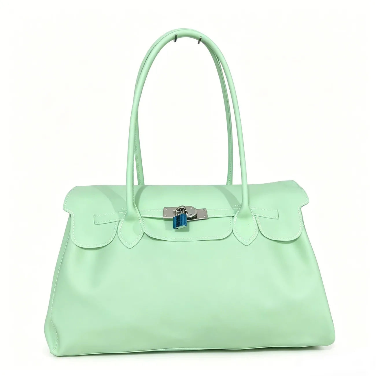 Oversized Jelly Padlock Tote