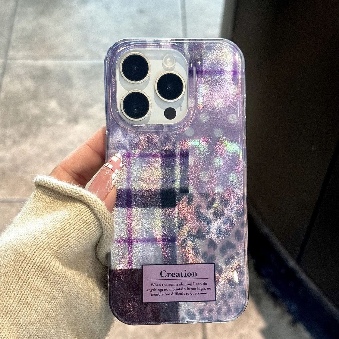 Plaid Leopard Samsung Phone Case