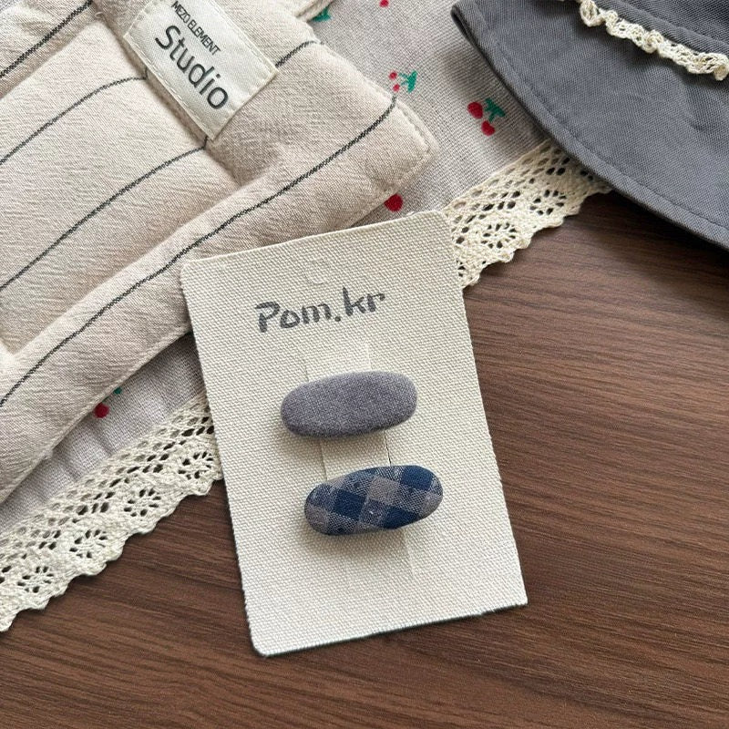 Flower Bow Side Bangs Clip - Modomu