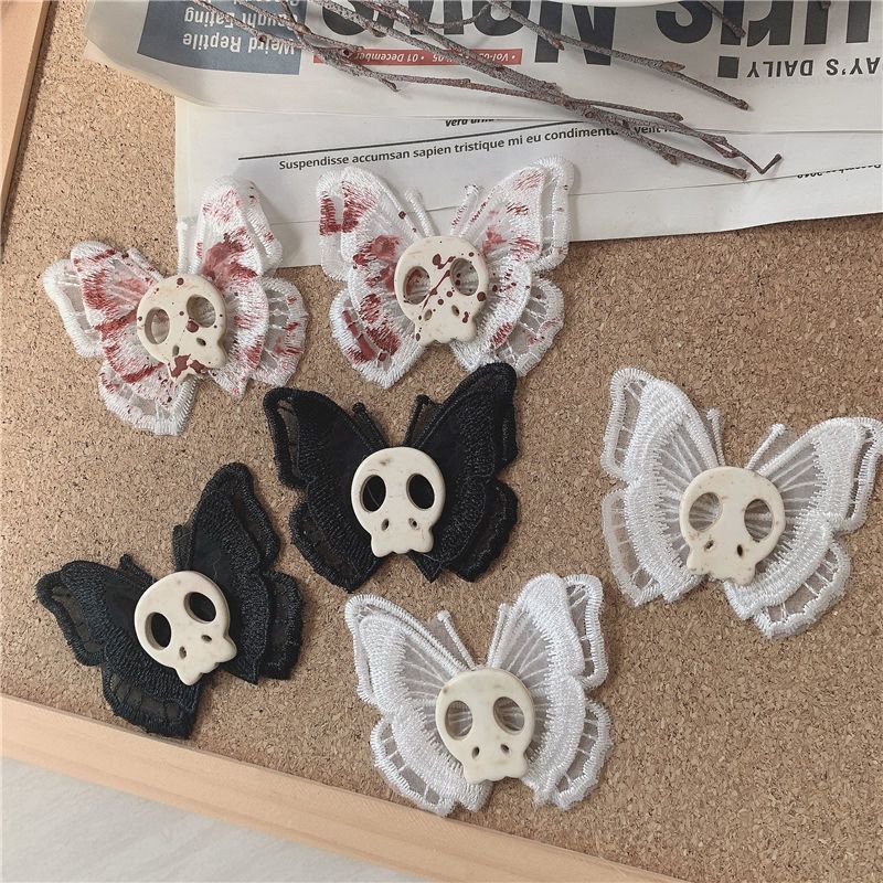 Skull Cherub Butterfly Slide