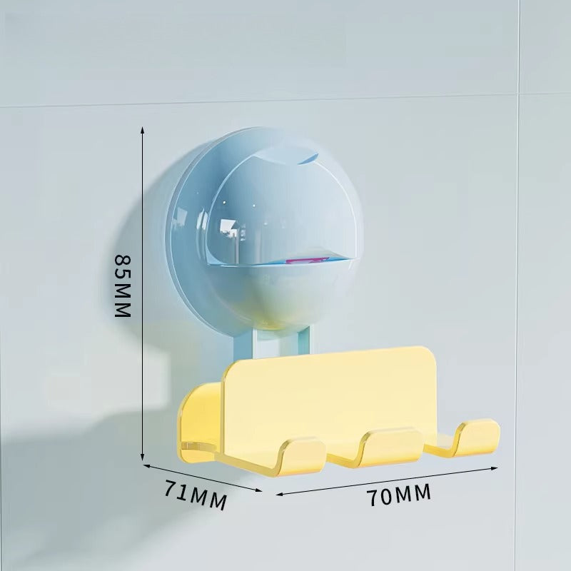 Wall Toothbrush Holder With Hooks - Modomu
