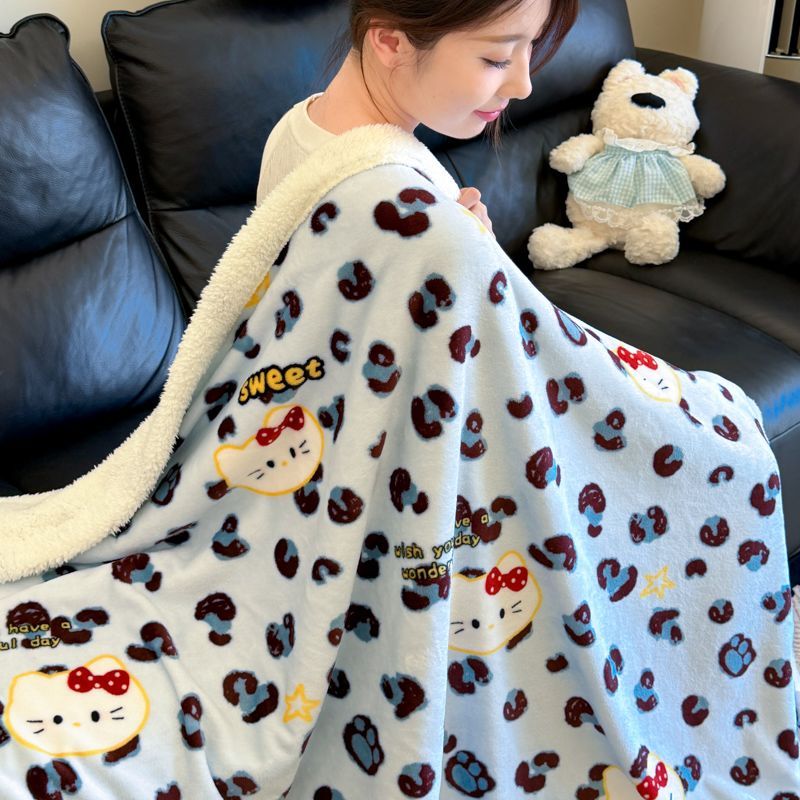 Cartoon Critter Snuggle Blanket