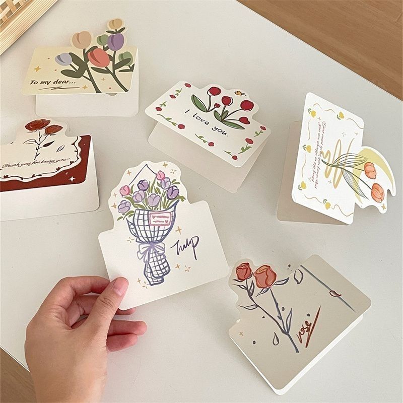 3D Tulip Bouquet Greeting Card