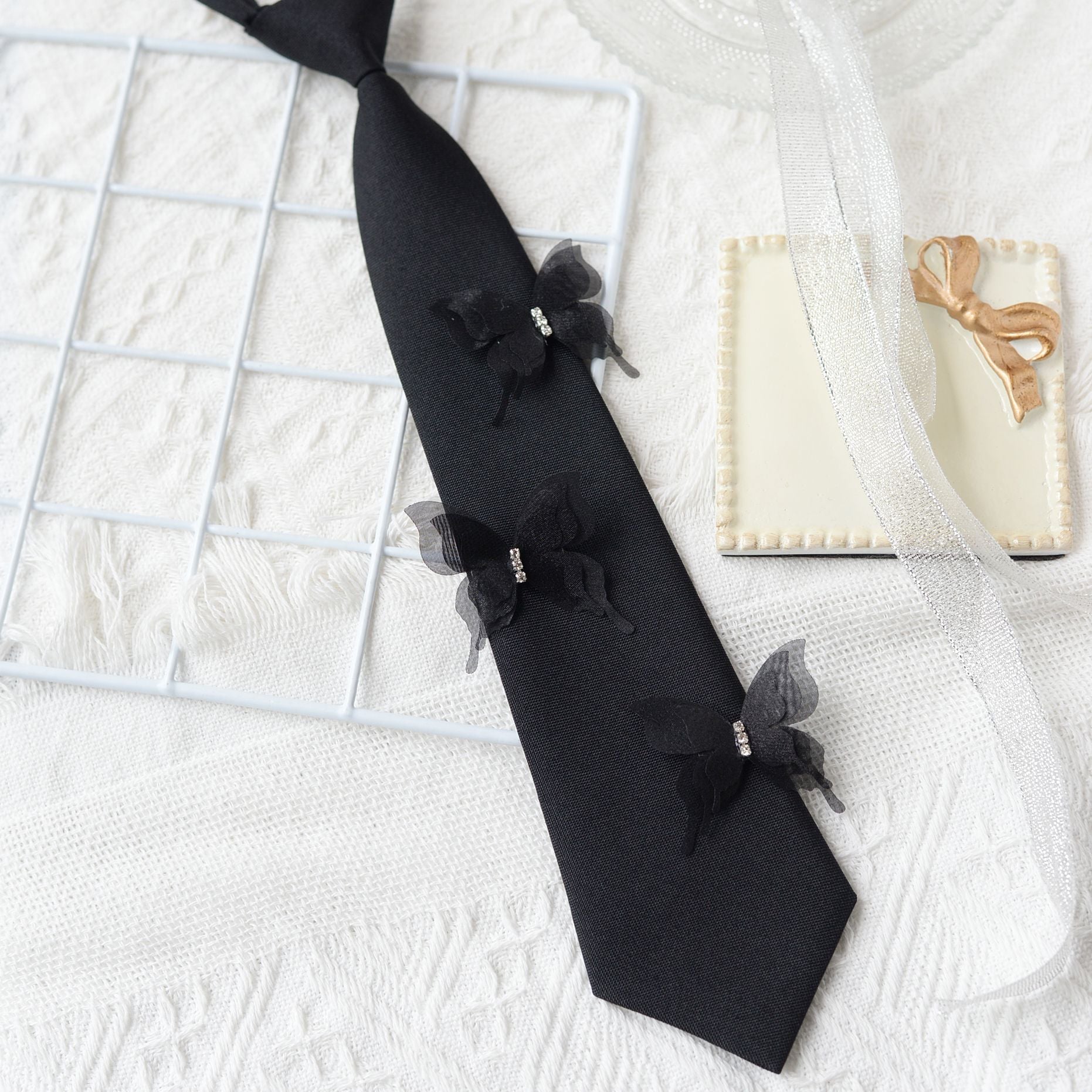 Butterfly Lace No Tie Collar - Modomu