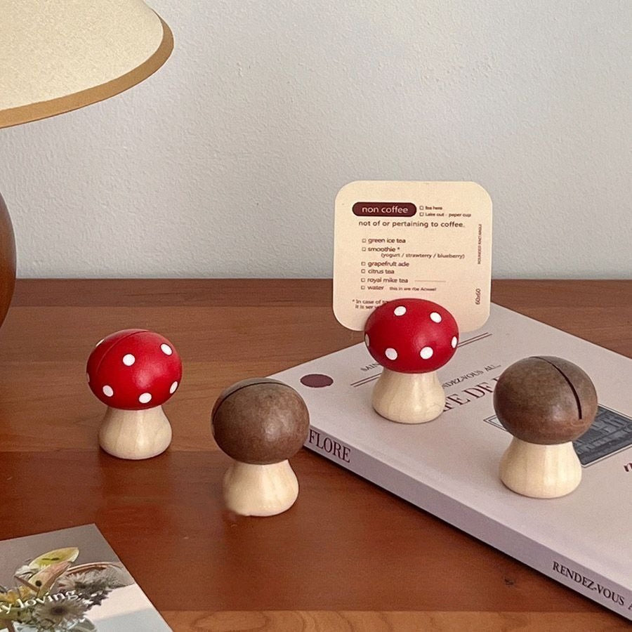 Mushroom Photo Note Holder