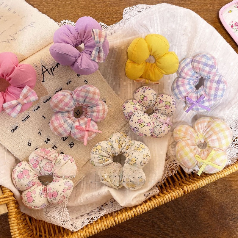 Floral Scrunchie Baby Hair Band - Modomu