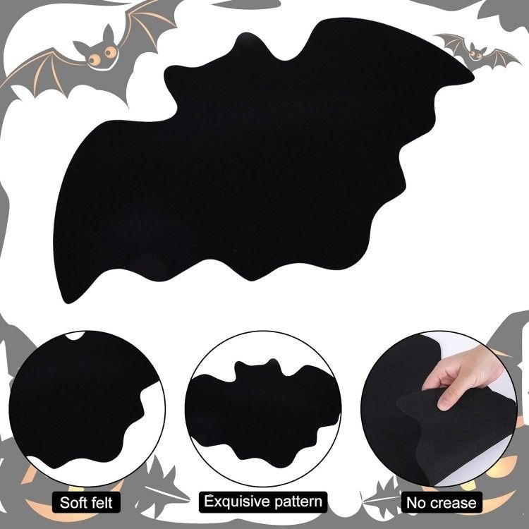 Felt Bat Placemat Set