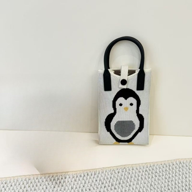 Knit Animal Phone Bag