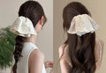 Embroidered Lace Ponytail Clip