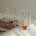 Textured Heat Resistant Glass Goblet - Modomu