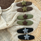 Polka Dot Star Snap Clip