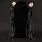 Skull Ribbon Streamer Clip